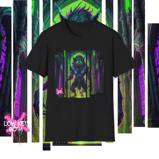 Where Wolf?: Low Key Goth - Unisex Softstyle T-Shirt